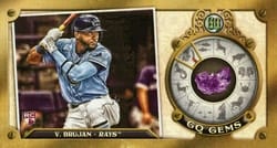 2022 Topps Gypsy Queen Gem Minis Vidal Brujan #GGM-28 card