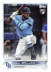 2022 Topps Mini Base Set Vidal Brujan #25 card