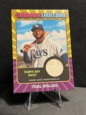 2024 Topps Heritage Clubhouse Collection Relic Vidal Bruján #CCR-VB card