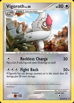 Platinum Vigoroth #64 card