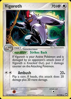 Power Keepers Vigoroth #41 card