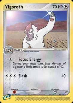 Sandstorm Vigoroth #52 card
