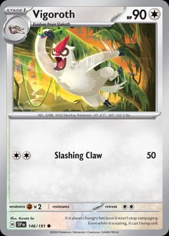 Surging Sparks Vigoroth #146 card