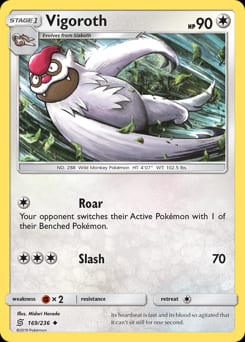 Unified Minds Vigoroth #169 card