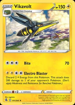 Fusion Strike Vikavolt #101 card