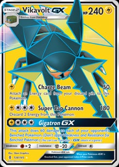 Guardians Rising Vikavolt-GX #134 card