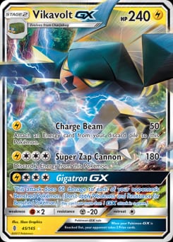 Guardians Rising Vikavolt-GX #45 card