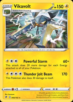 Rebel Clash Vikavolt #66 card
