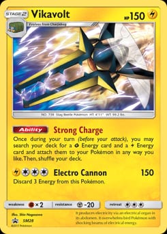 SM Black Star Promos Vikavolt #SM28 card