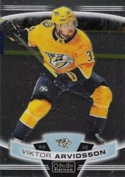 2019-20 O-Pee-Chee Platinum Base Set Viktor Arvidsson #36 card
