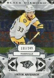 2019-20 Upper Deck Black Diamond Base Set Viktor Arvidsson #BDB-VA card