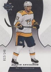 2019-20 Upper Deck Ultimate Collection Base Set Viktor Arvidsson #69 card