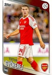 2025-26 Topps UEFA Club Competitions Base Set Viktor Gyökeres #42 card