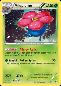 Boundaries Crossed Vileplume #3 card