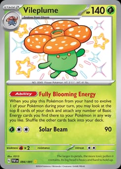 Paldean Fates Vileplume #94 card