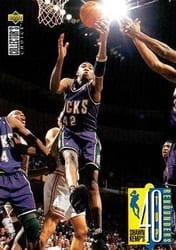 1995-96 Collector's Choice Base Set Vin Baker #406 card