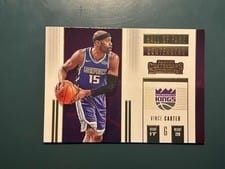 2017 Panini Contenders Hall of Fame Contenders Vince Carter #11 card