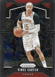 2019-20 Panini Prizm Base Set Vince Carter #33 card