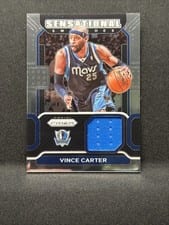 2021-22 Panini Prizm Sensational Swatches Vince Carter #SW-VCT card