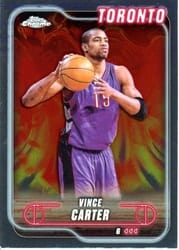 2024-25 Topps Chrome Base Set Vince Carter #54 card