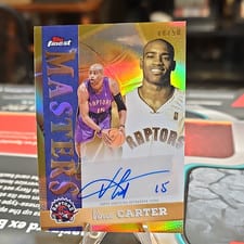 2025-26 Finest Masters Autographs Vince Carter #MA-VC card
