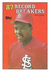 1988 Topps Base Set Vince Coleman #1 card
