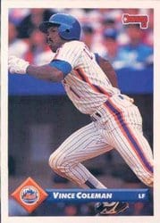 1993 Donruss Base Set Vince Coleman #618 card