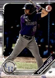 2019 Bowman Draft Base Set Vince Fernandez #BD-137 card
