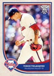 2018 Topps Big League Base Set Vince Velasquez #227 card