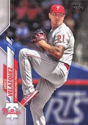 2020 Topps Base Set Vince Velasquez #402 card
