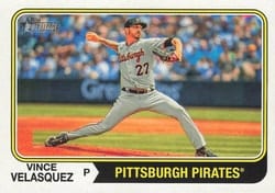 2023 Topps Heritage Base Set Vince Velasquez #566 card