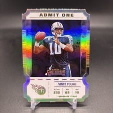 2022 Panini Contenders Admit One Vince Young #AO-VYO card