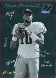 2023 Panini Zenith Class President Vince Young #9 card