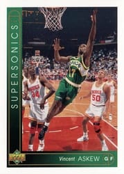1993-94 Upper Deck Base Set Vincent Askew #138 card