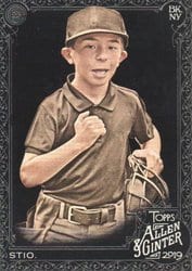 2019 Topps Allen & Ginter X Base Set Vincent Stio #156 card
