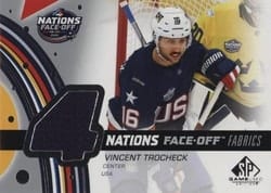 2025-26 SP Game Used 2025 4 Nations Face-Off Fabrics Vincent Trocheck #4N-VT card