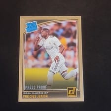 2018 Panini Donruss Vinicius Junior Press Proof Silver #177 card