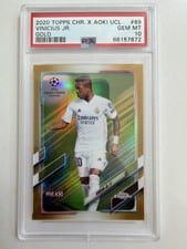 2020 Topps Chrome UEFA Champions League Vinicius Junior #89 card