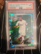 2020 Topps Chrome UEFA Champions League Sapphire Vinicius Junior #89 card