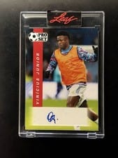 2022 Pro Set Autographs Vinicius Junior Red #PS-VJ1 card