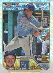 2023 Topps Chrome Logofractor Edition Base Set Vinnie Pasquantino #119 card