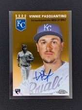 2023 Topps Chrome Platinum Anniversary Autographs Vinnie Pasquantino #CPA-VP card