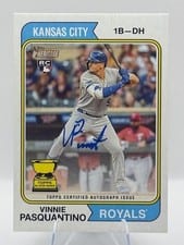 2023 Topps Heritage Real One Autographs Vinnie Pasquantino #ROA-VP card