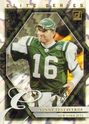 2021 Donruss Elite Series Vinny Testaverde #ES-VTE card