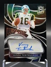 2024 Panini Spectra Illustrious Legends Autographs Vinny Testaverde #IL-VTE card