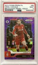 2019 Panini Prizm Premier League Virgil van Dijk #86 card