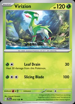 Journey Together Virizion #15 card