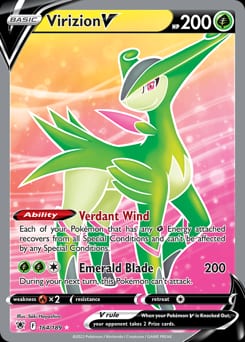 Astral Radiance Virizion V #164 card