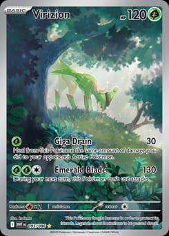 2025 White Flare Virizion #95 card