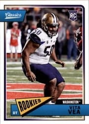 2018 Panini Classics Base Set Vita Vea #237 card